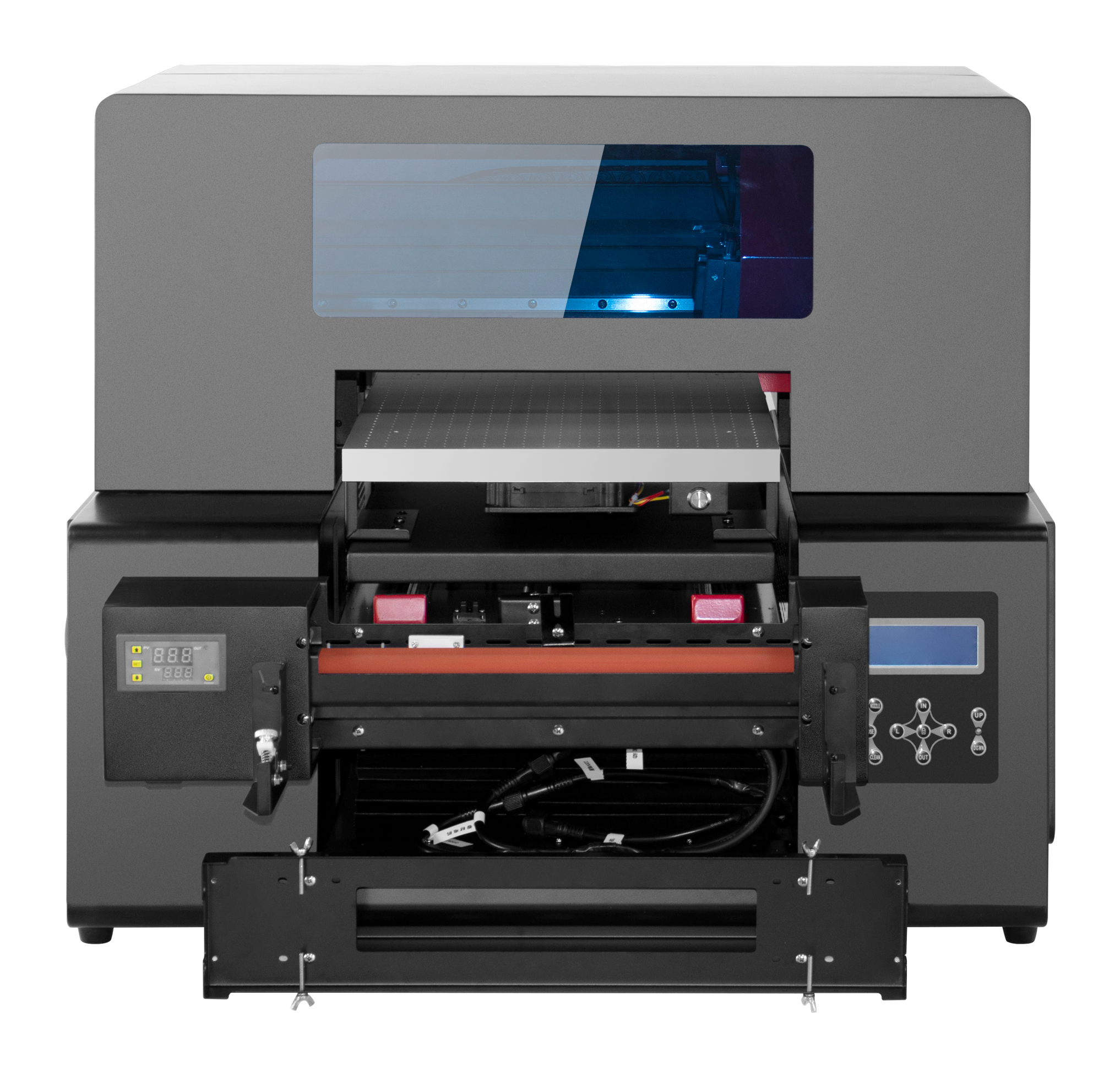 RF-ZZC roll/flatbed crystal-label printer