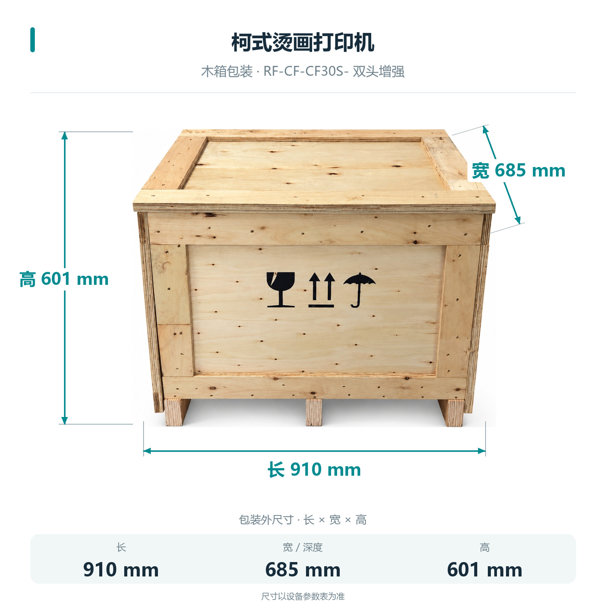 Crate dimensions after disassembly