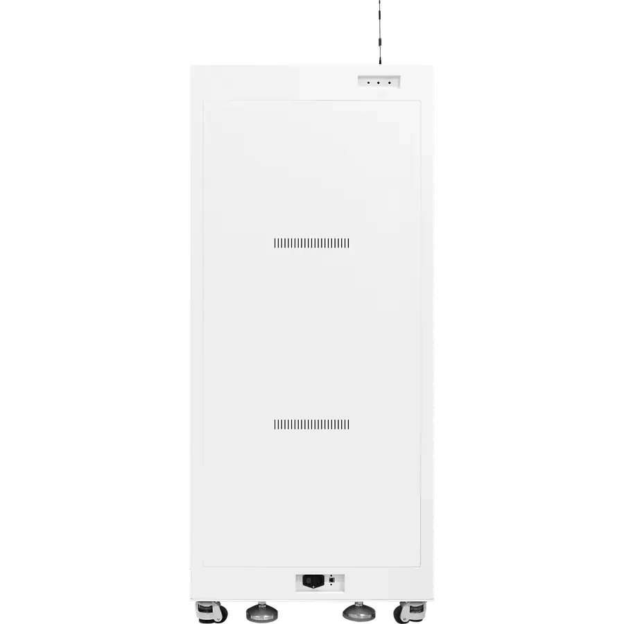Rear service view of the AI three-in-one self-service printer